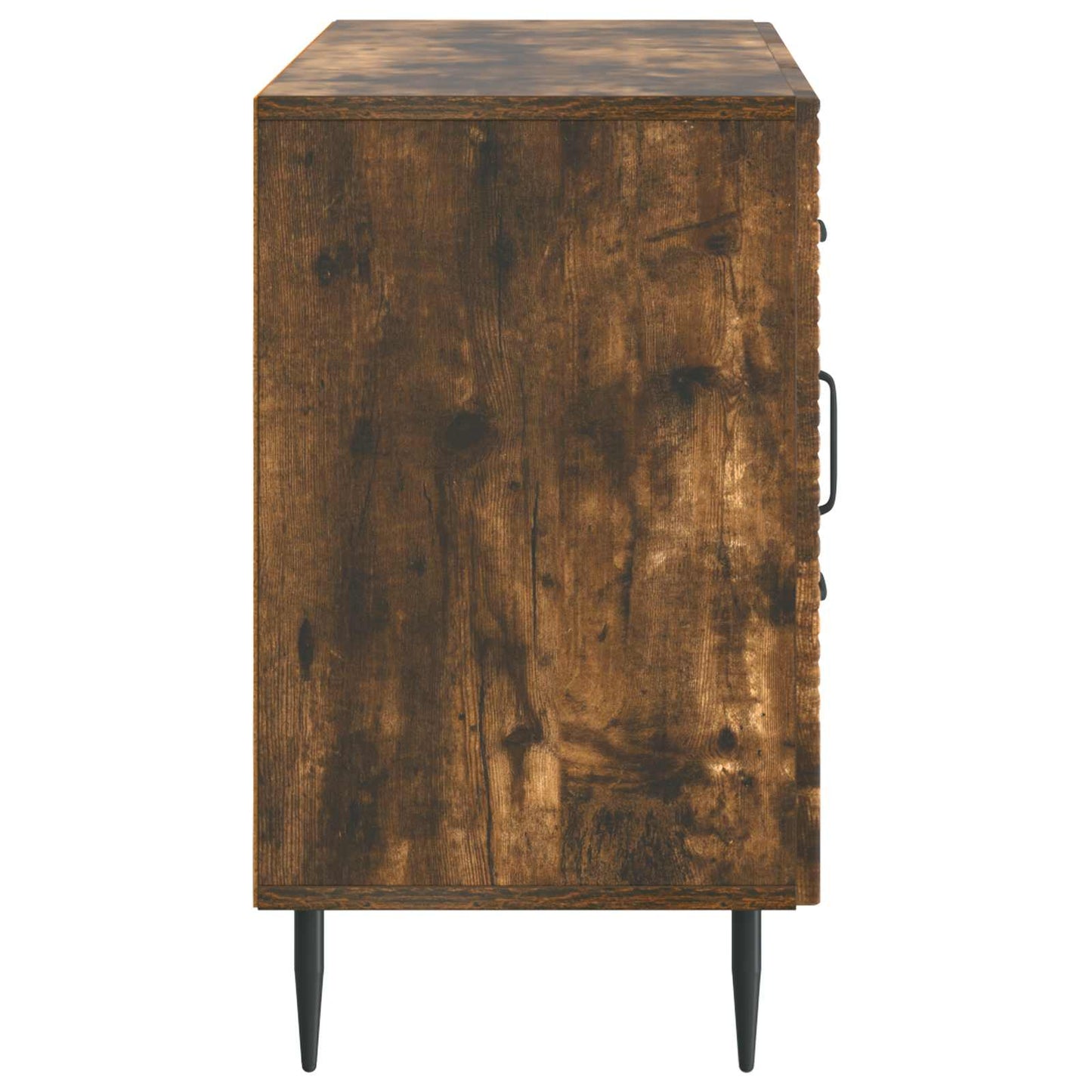 vidaXL Sideboard Smoked Oak 89 x 34.5 x 60 cm Engineered Wood