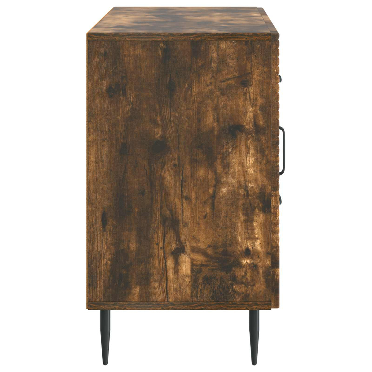 vidaXL Sideboard Smoked Oak 89 x 34.5 x 60 cm Engineered Wood