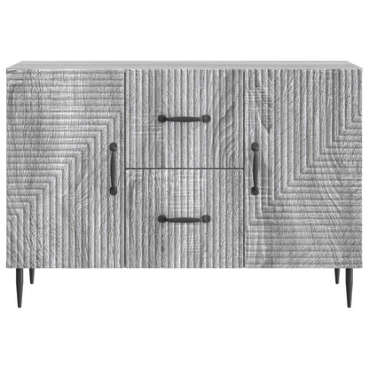 vidaXL Sideboard Grey Sonoma 89 x 34.5 x 60 cm Engineered Wood