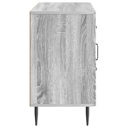 vidaXL Sideboard Grey Sonoma 89 x 34.5 x 60 cm Engineered Wood