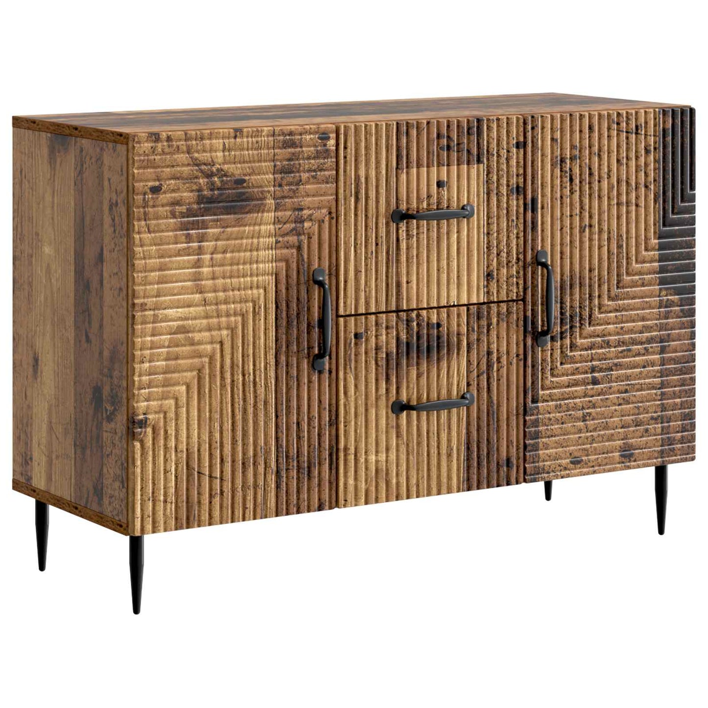 vidaXL Sideboard Old Wood 89 x 34.5 x 60 cm Engineered Wood