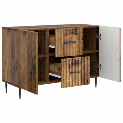 vidaXL Sideboard Old Wood 89 x 34.5 x 60 cm Engineered Wood