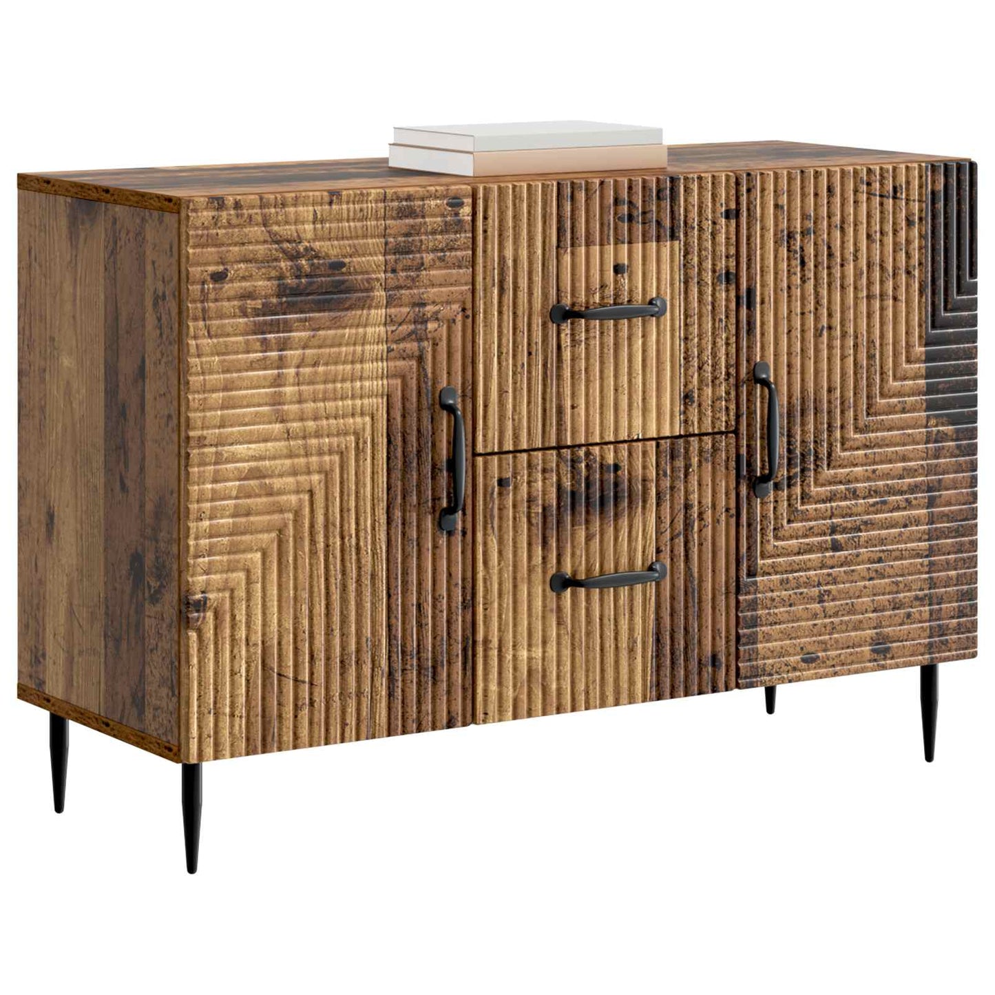 vidaXL Sideboard Old Wood 89 x 34.5 x 60 cm Engineered Wood