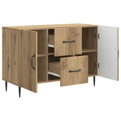 vidaXL Sideboard Artisan Oak 89 x 34.5 x 60 cm Engineered Wood