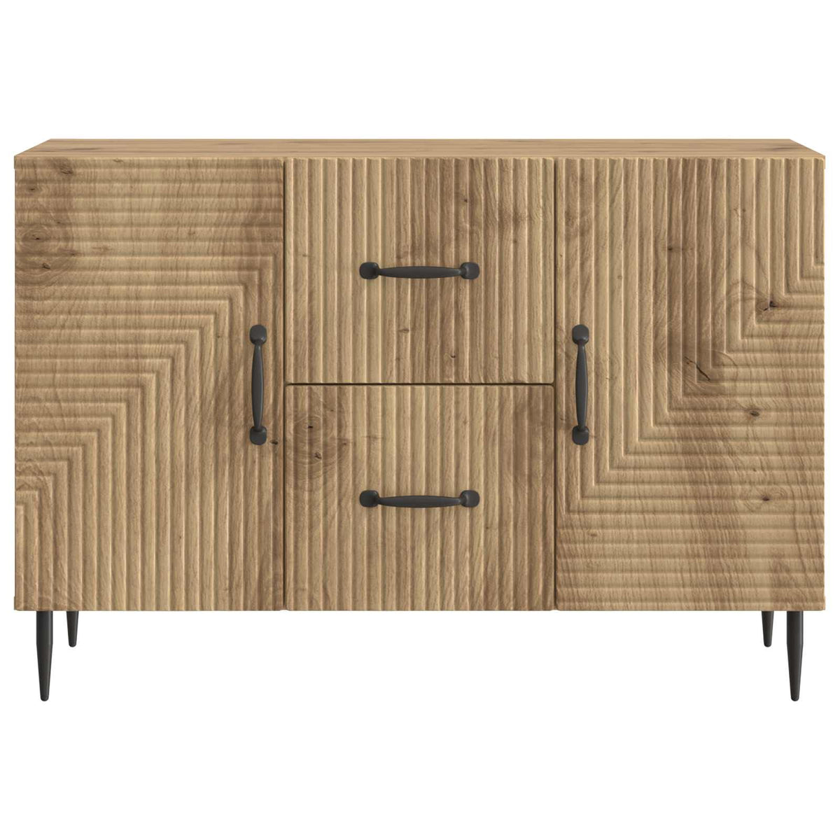 vidaXL Sideboard Artisan Oak 89 x 34.5 x 60 cm Engineered Wood