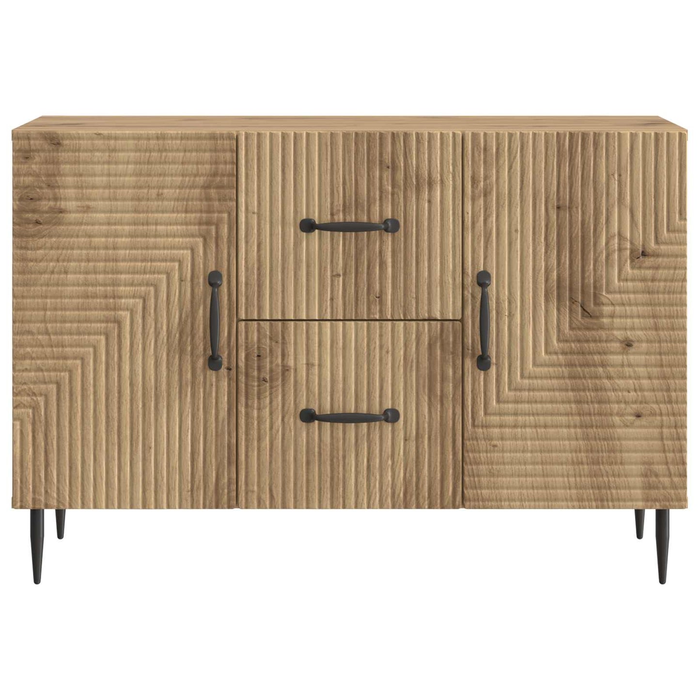 vidaXL Sideboard Artisan Oak 89 x 34.5 x 60 cm Engineered Wood