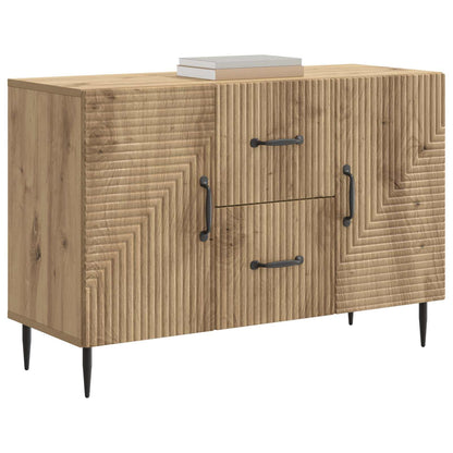 vidaXL Sideboard Artisan Oak 89 x 34.5 x 60 cm Engineered Wood