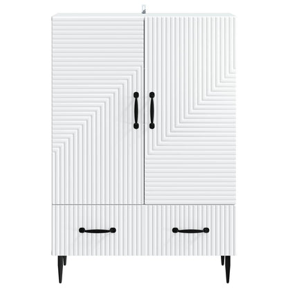 vidaXL Sideboard with Drawer White 66 x 34.5 x 95 cm Engineered Wood