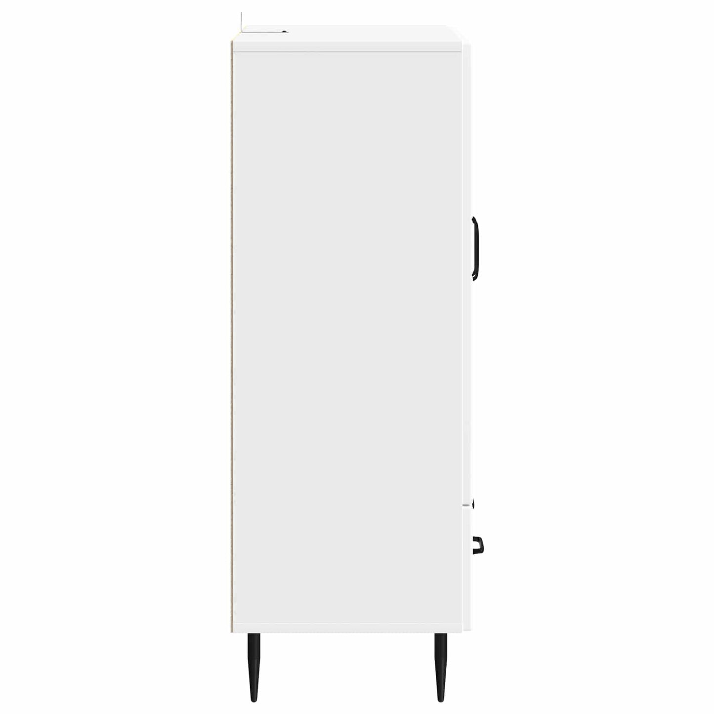 vidaXL Sideboard with Drawer White 66 x 34.5 x 95 cm Engineered Wood