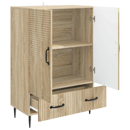 vidaXL Sideboard Sonoma Oak 66 x 34.5 x 95 cm Engineered Wood