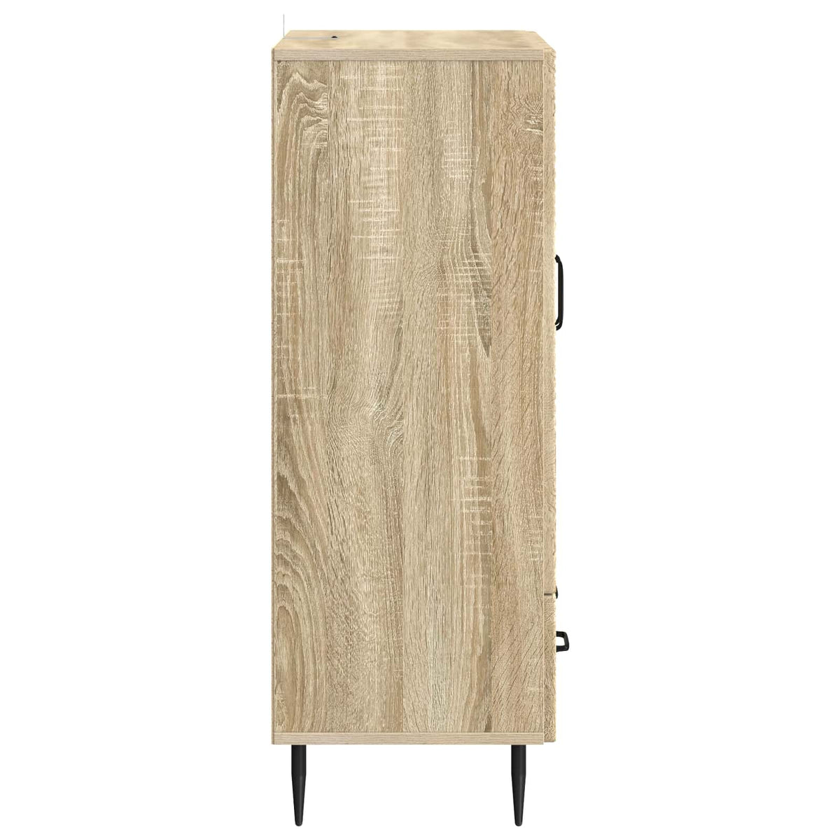 vidaXL Sideboard Sonoma Oak 66 x 34.5 x 95 cm Engineered Wood