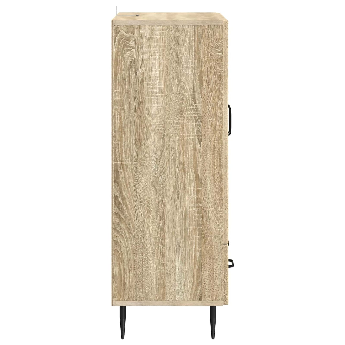 vidaXL Sideboard Sonoma Oak 66 x 34.5 x 95 cm Engineered Wood