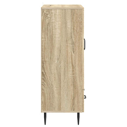vidaXL Sideboard Sonoma Oak 66 x 34.5 x 95 cm Engineered Wood
