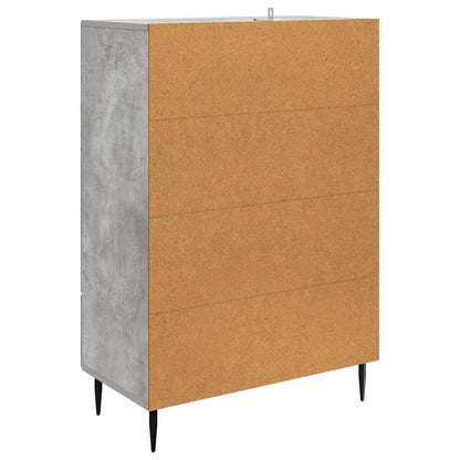 vidaXL Sideboard Concrete Grey 66 x 34.5 x 95 cm Engineered Wood