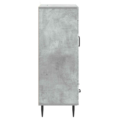 vidaXL Sideboard Concrete Grey 66 x 34.5 x 95 cm Engineered Wood