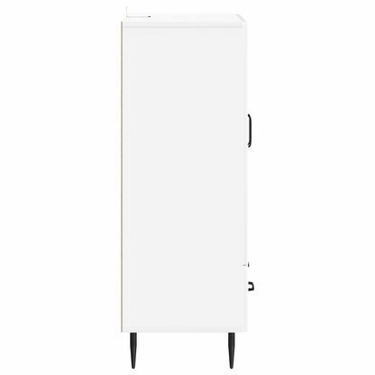 vidaXL Sideboard High Gloss White 66 x 34.5 x 95 cm Engineered Wood