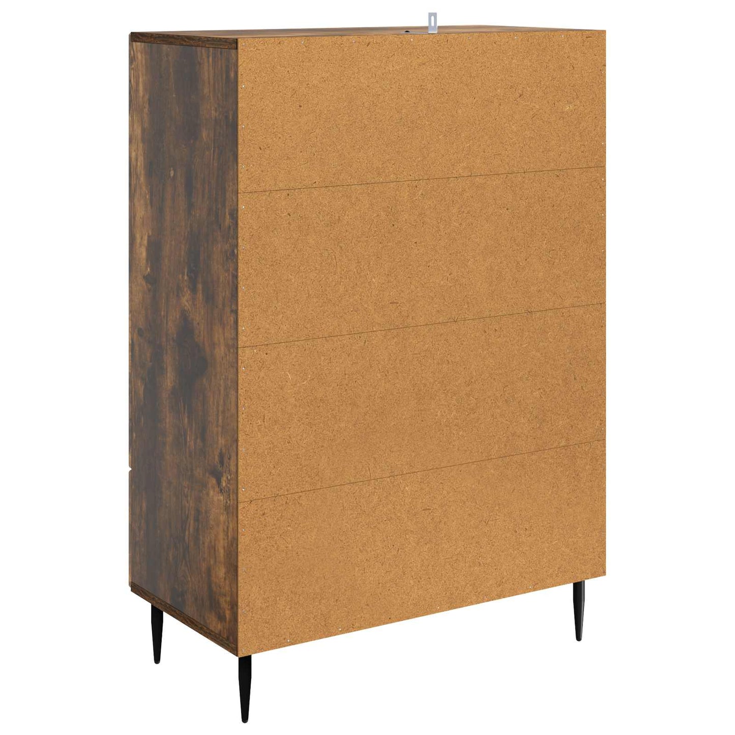 vidaXL Sideboard Smoked Oak 66 x 34.5 x 95 cm Engineered Wood