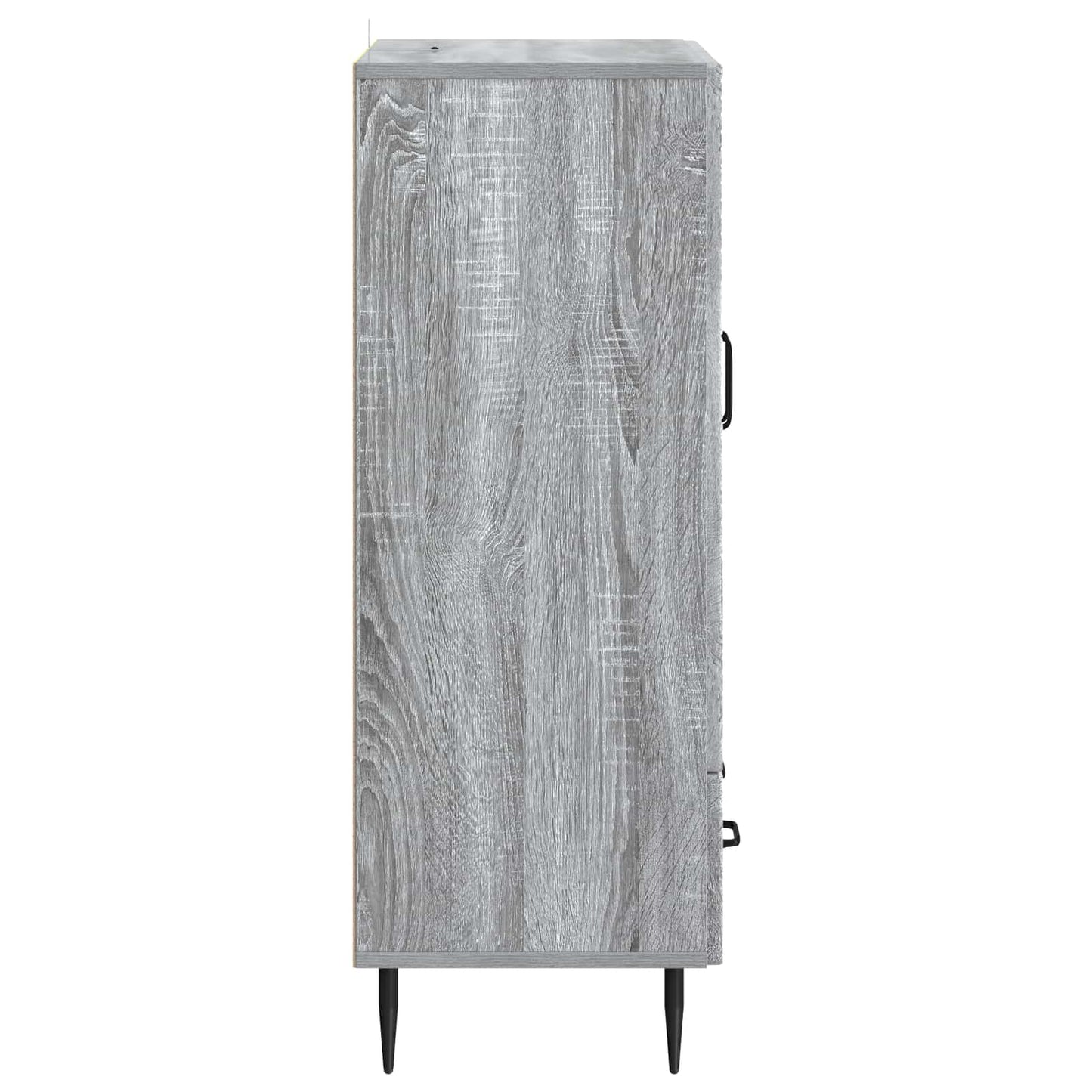 vidaXL Sideboard Grey Sonoma 66 x 34.5 x 95 cm Engineered Wood