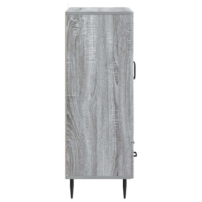 vidaXL Sideboard Grey Sonoma 66 x 34.5 x 95 cm Engineered Wood