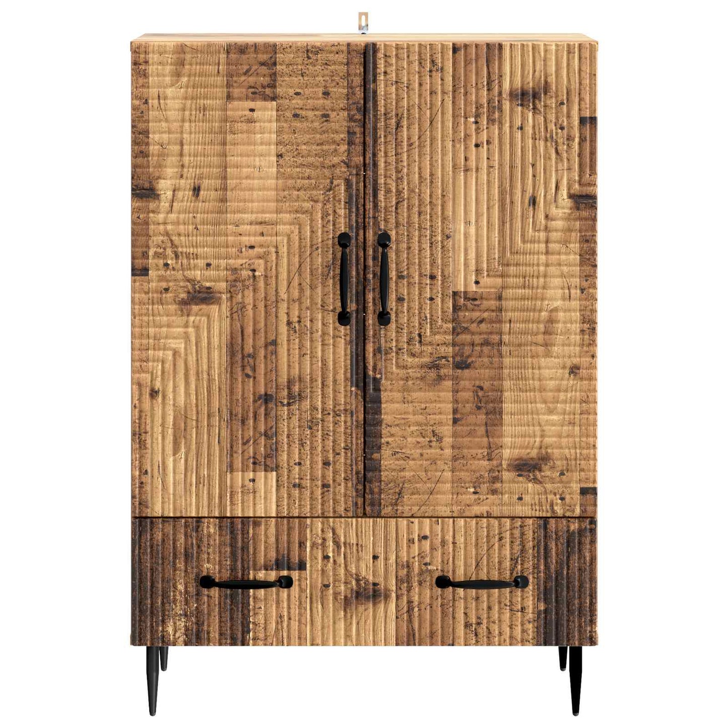 vidaXL Sideboard Old Wood 66 x 34.5 x 95 cm Engineered Wood