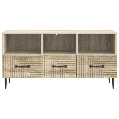 vidaXL TV Cabinet Sonoma Oak 102 x 34.5 x 50 cm Engineered Wood