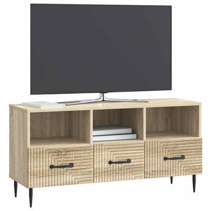 vidaXL TV Cabinet Sonoma Oak 102 x 34.5 x 50 cm Engineered Wood