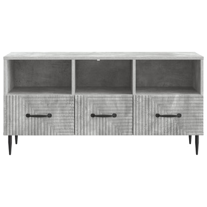 vidaXL TV Cabinet Concrete Grey 102 x 34.5 x 50 cm Engineered Wood