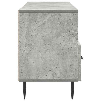 vidaXL TV Cabinet Concrete Grey 102 x 34.5 x 50 cm Engineered Wood