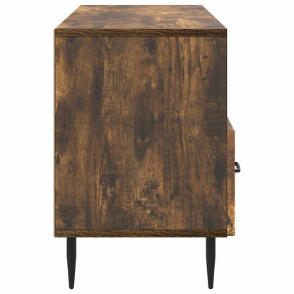 vidaXL TV Cabinet Smoked Oak 102 x 34.5 x 50 cm Engineered Wood