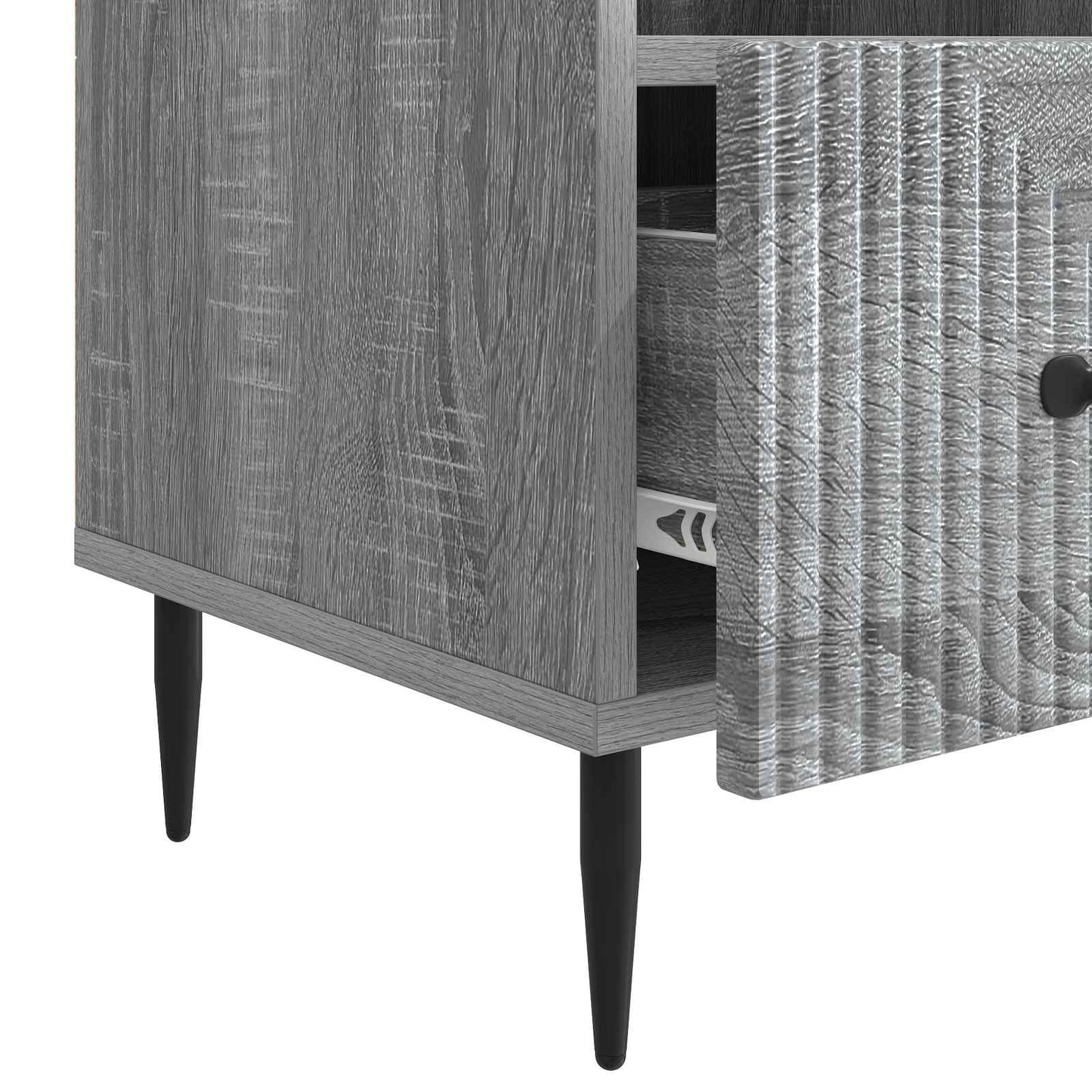 vidaXL TV Cabinet Grey Sonoma 102 x 34.5 x 50 cm Engineered Wood