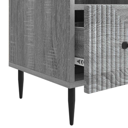 vidaXL TV Cabinet Grey Sonoma 102 x 34.5 x 50 cm Engineered Wood