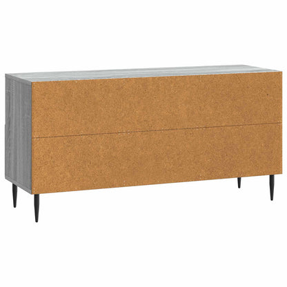 vidaXL TV Cabinet Grey Sonoma 102 x 34.5 x 50 cm Engineered Wood