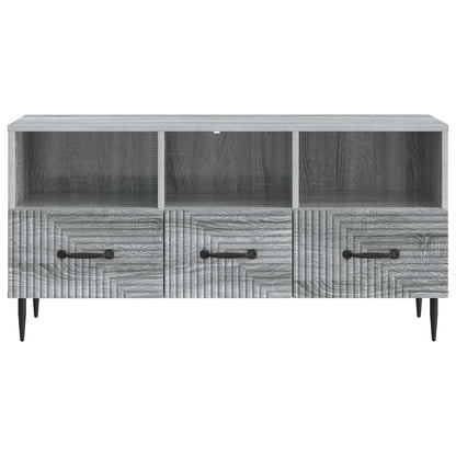 vidaXL TV Cabinet Grey Sonoma 102 x 34.5 x 50 cm Engineered Wood