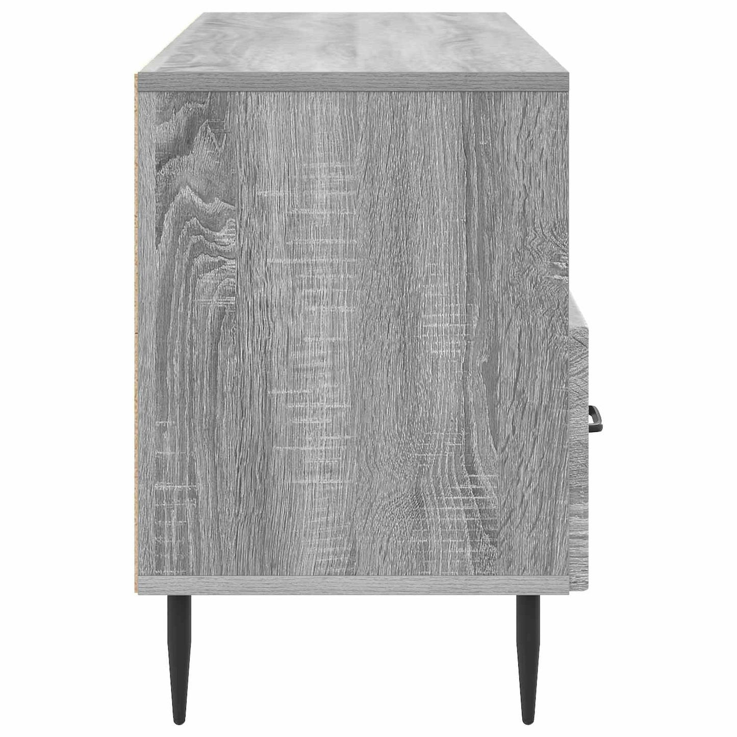 vidaXL TV Cabinet Grey Sonoma 102 x 34.5 x 50 cm Engineered Wood