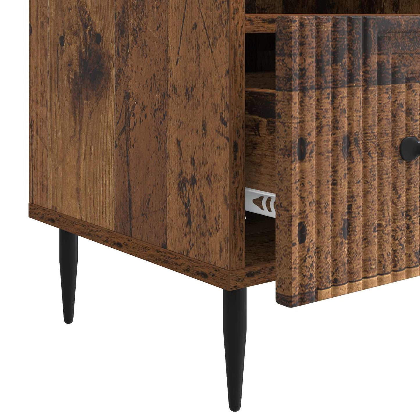 vidaXL TV Cabinet Old Wood 102 x 34.5 x 50 cm Engineered Wood
