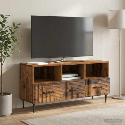 vidaXL TV Cabinet Old Wood 102 x 34.5 x 50 cm Engineered Wood