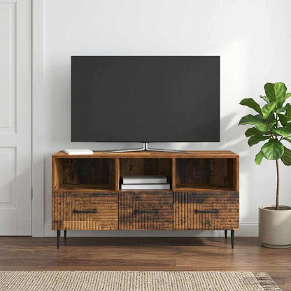 vidaXL TV Cabinet Old Wood 102 x 34.5 x 50 cm Engineered Wood