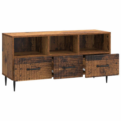 vidaXL TV Cabinet Old Wood 102 x 34.5 x 50 cm Engineered Wood