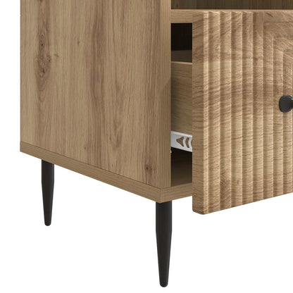 vidaXL TV Cabinet 102 x 34.5 x 50 cm Artisan Oak Engineered Wood