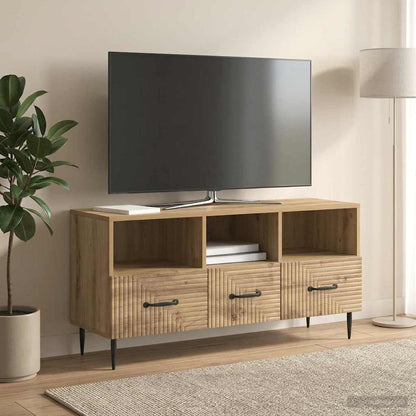 vidaXL TV Cabinet 102 x 34.5 x 50 cm Artisan Oak Engineered Wood