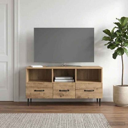vidaXL TV Cabinet 102 x 34.5 x 50 cm Artisan Oak Engineered Wood