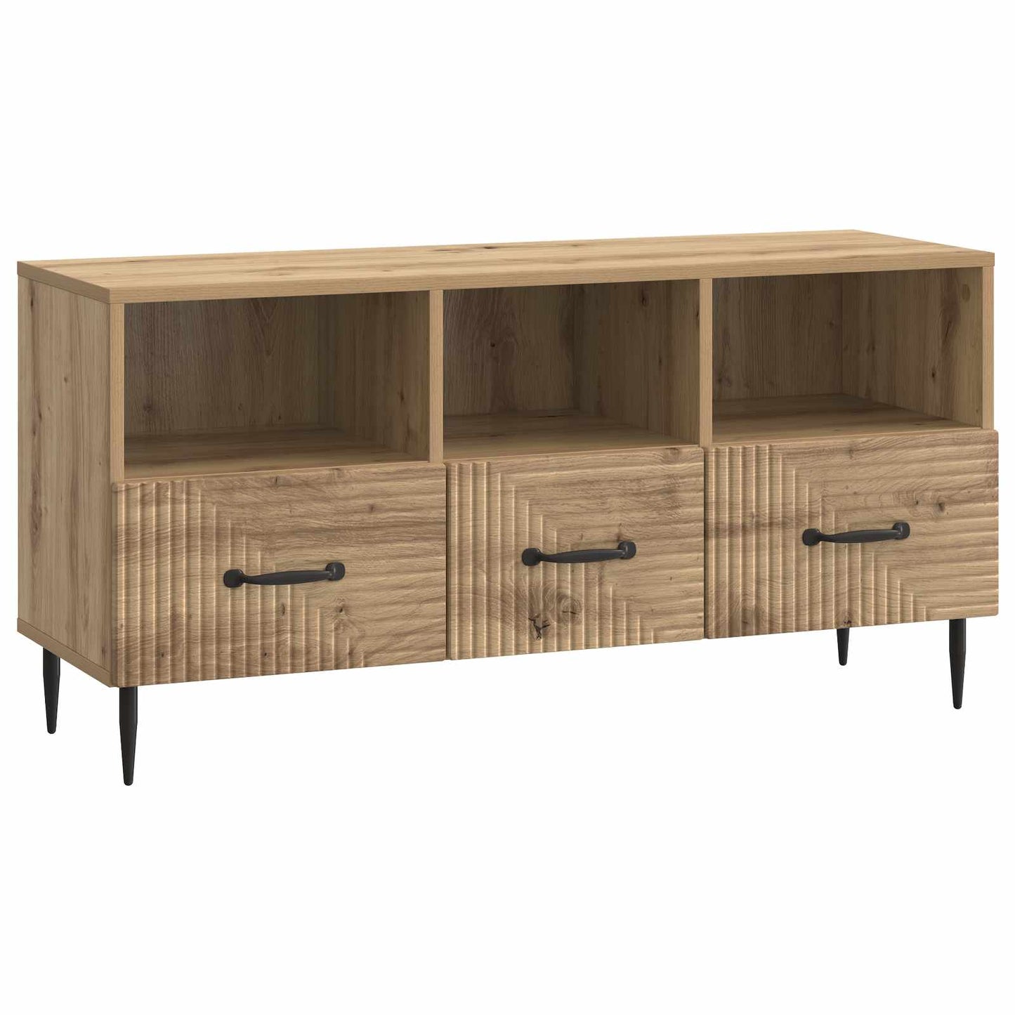 vidaXL TV Cabinet 102 x 34.5 x 50 cm Artisan Oak Engineered Wood
