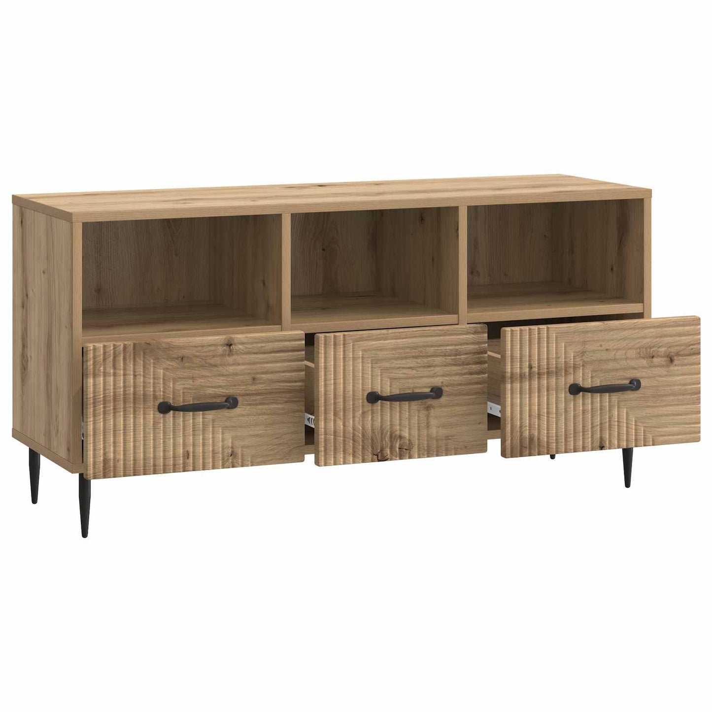 vidaXL TV Cabinet 102 x 34.5 x 50 cm Artisan Oak Engineered Wood