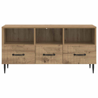 vidaXL TV Cabinet 102 x 34.5 x 50 cm Artisan Oak Engineered Wood
