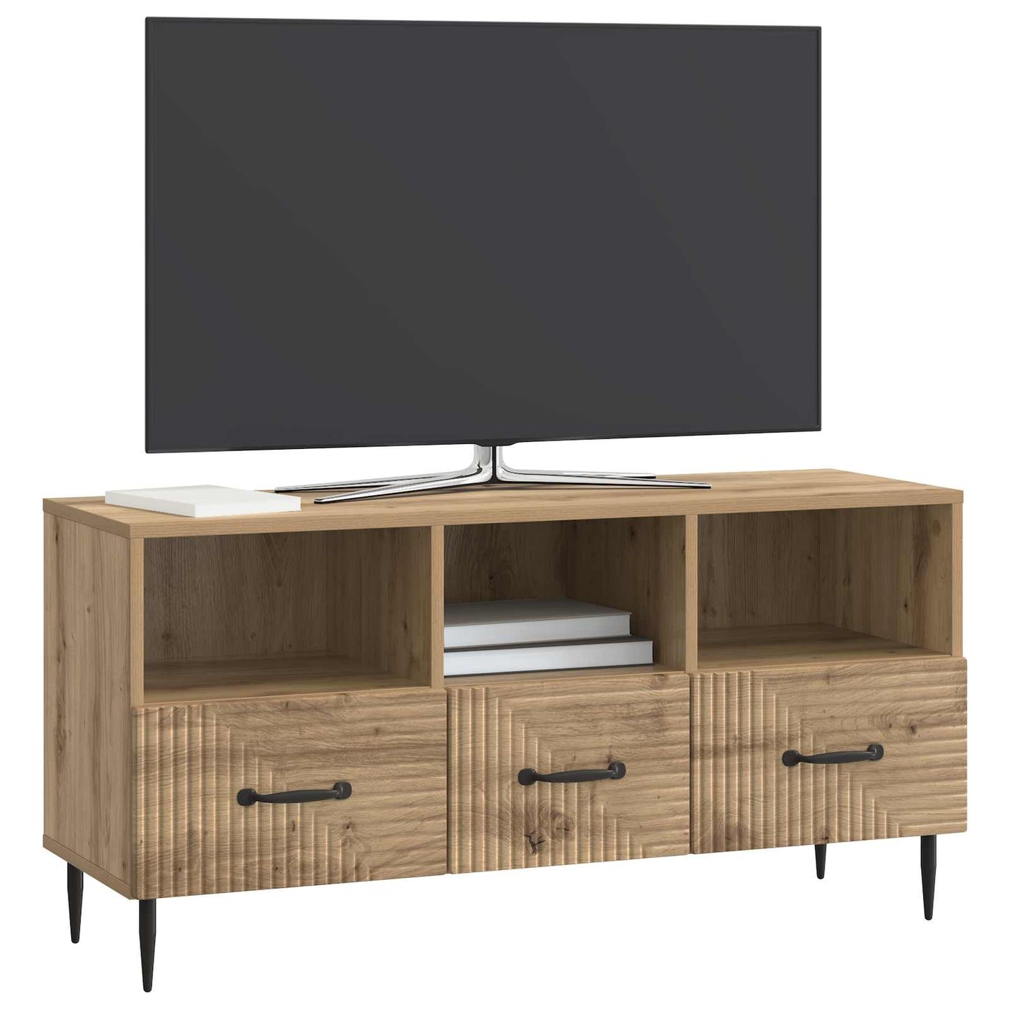 vidaXL TV Cabinet 102 x 34.5 x 50 cm Artisan Oak Engineered Wood