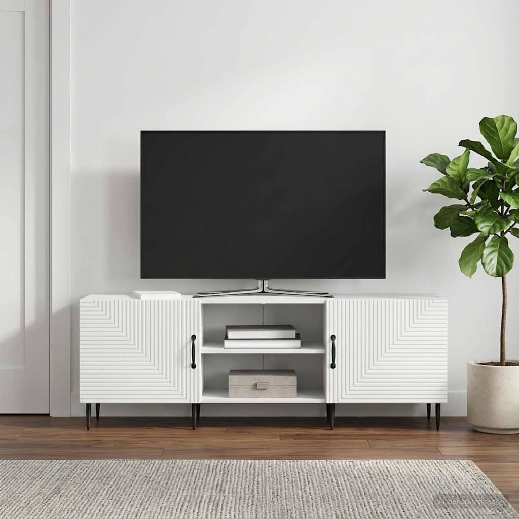 vidaXL TV Cabinet 150 x 31 x 50 cm White Engineered Wood