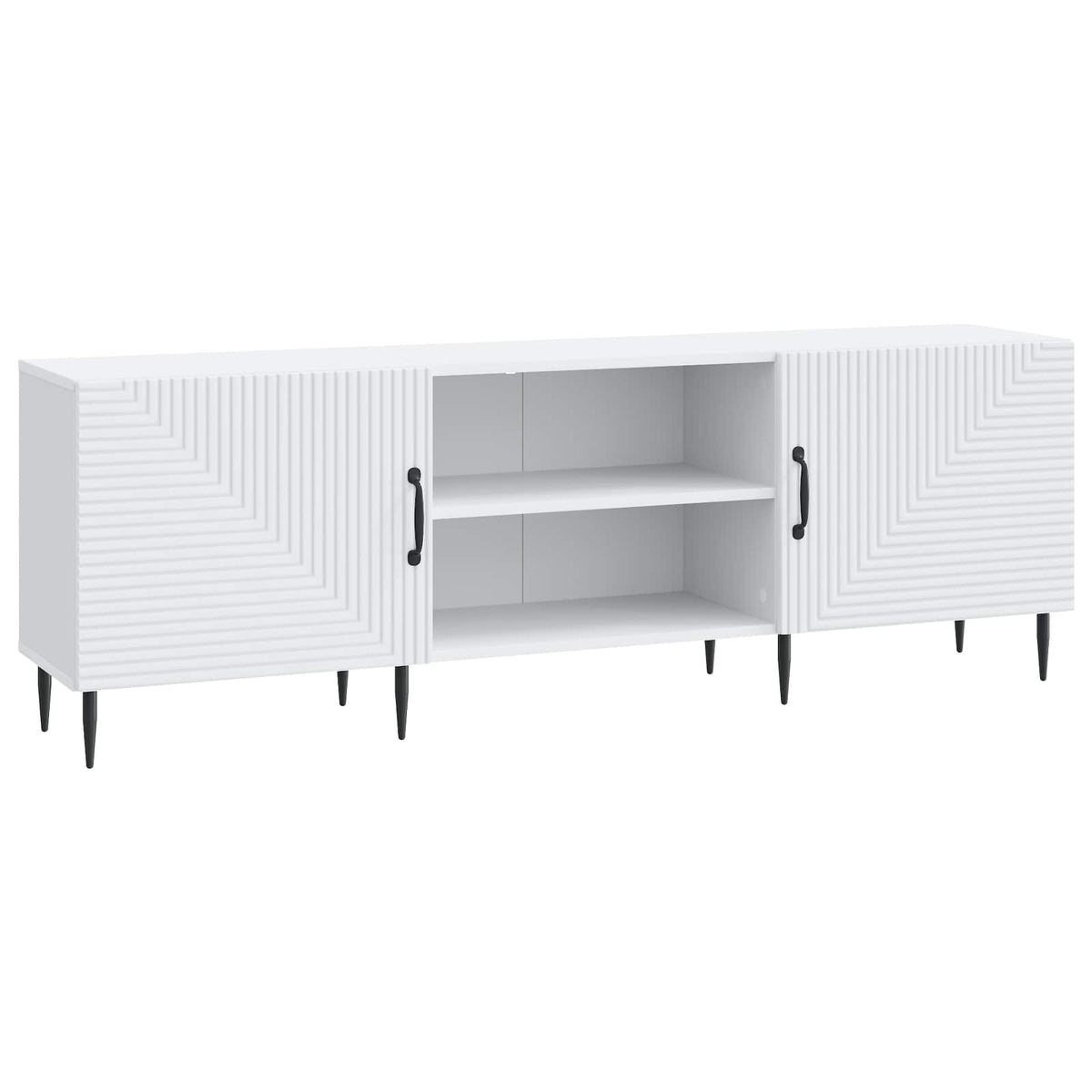 vidaXL TV Cabinet 150 x 31 x 50 cm White Engineered Wood