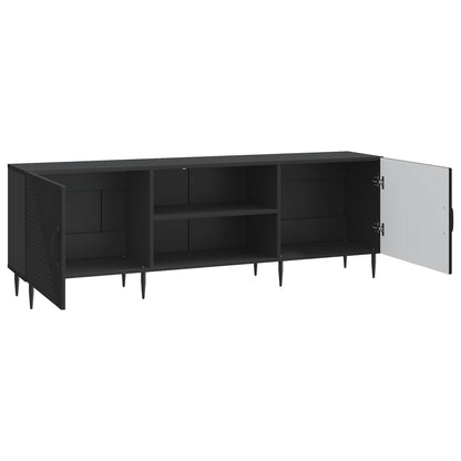 vidaXL TV Cabinet Black 150 x 31 x 50 cm Engineered Wood