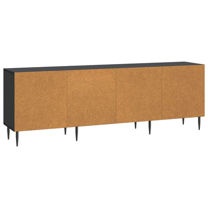 vidaXL TV Cabinet Black 150 x 31 x 50 cm Engineered Wood
