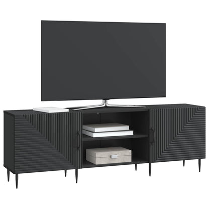 vidaXL TV Cabinet Black 150 x 31 x 50 cm Engineered Wood